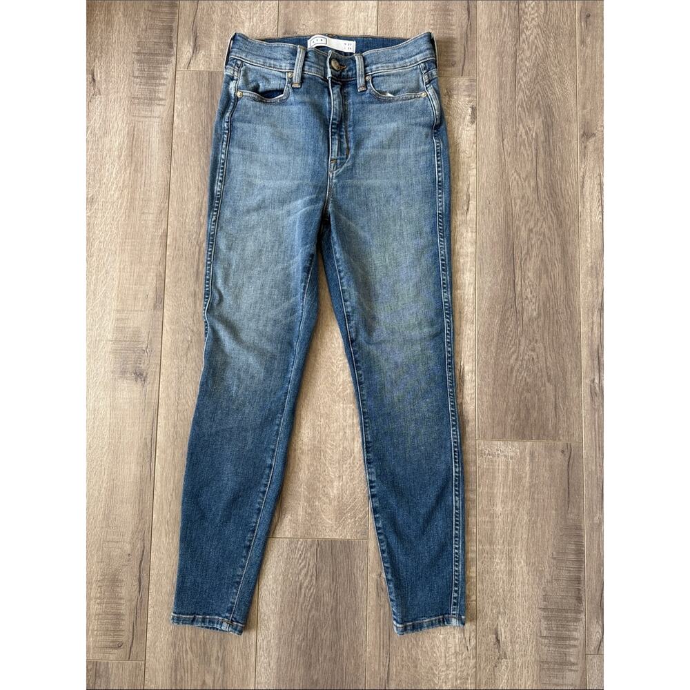AYR The Riser High Rise Skinny Jeans Luau Wash Size 27 - Picture 2 of 8
